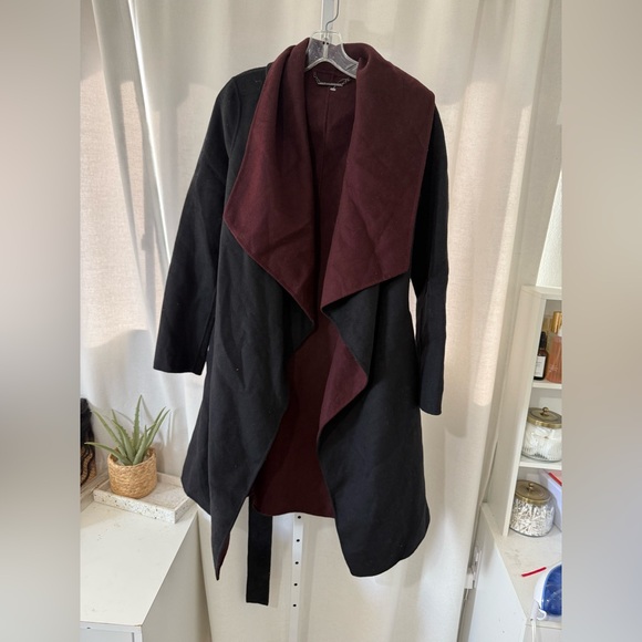 Diane vonfurstenburg reversible wool A line coat FINAL PRICE NO OFFER CONSIDERED - Picture 1 of 14